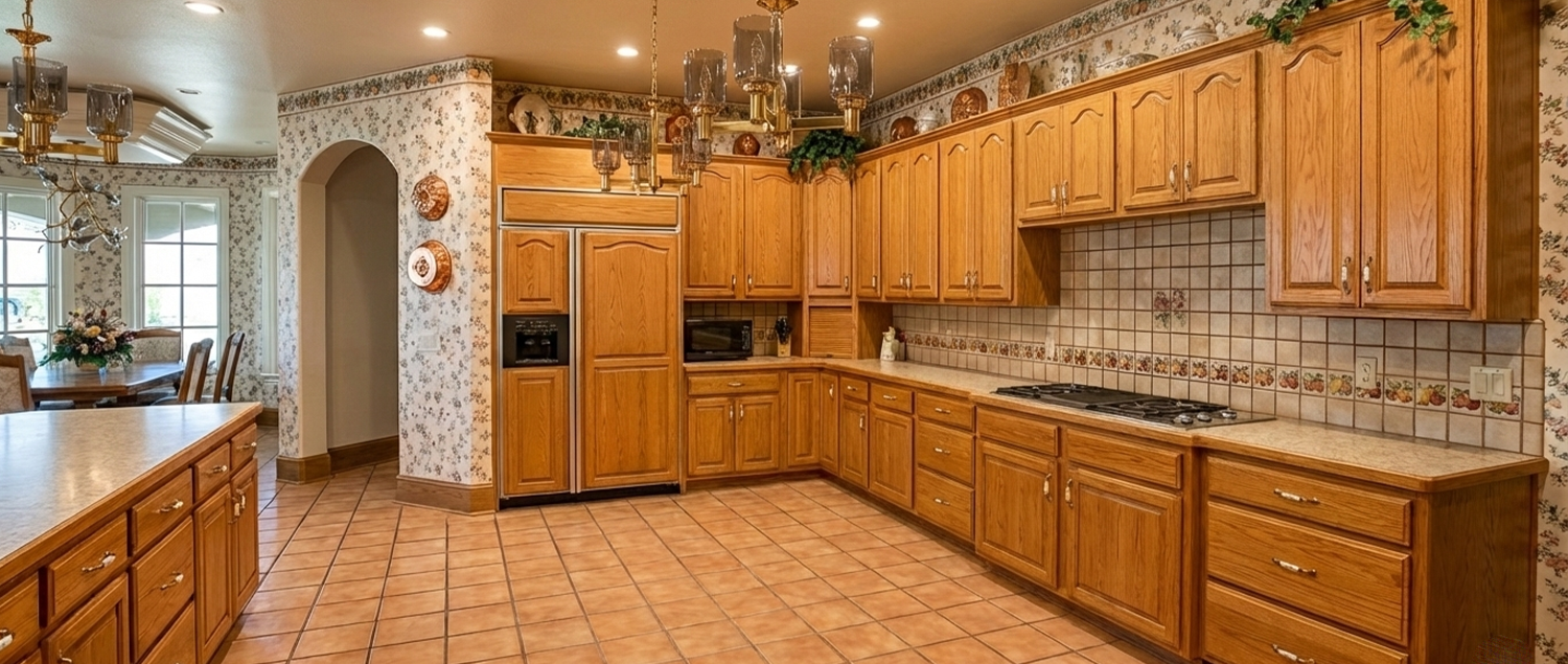 Kitchen Cabinet Before